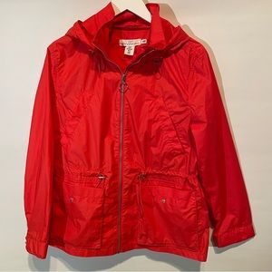 Red Rain Jacket